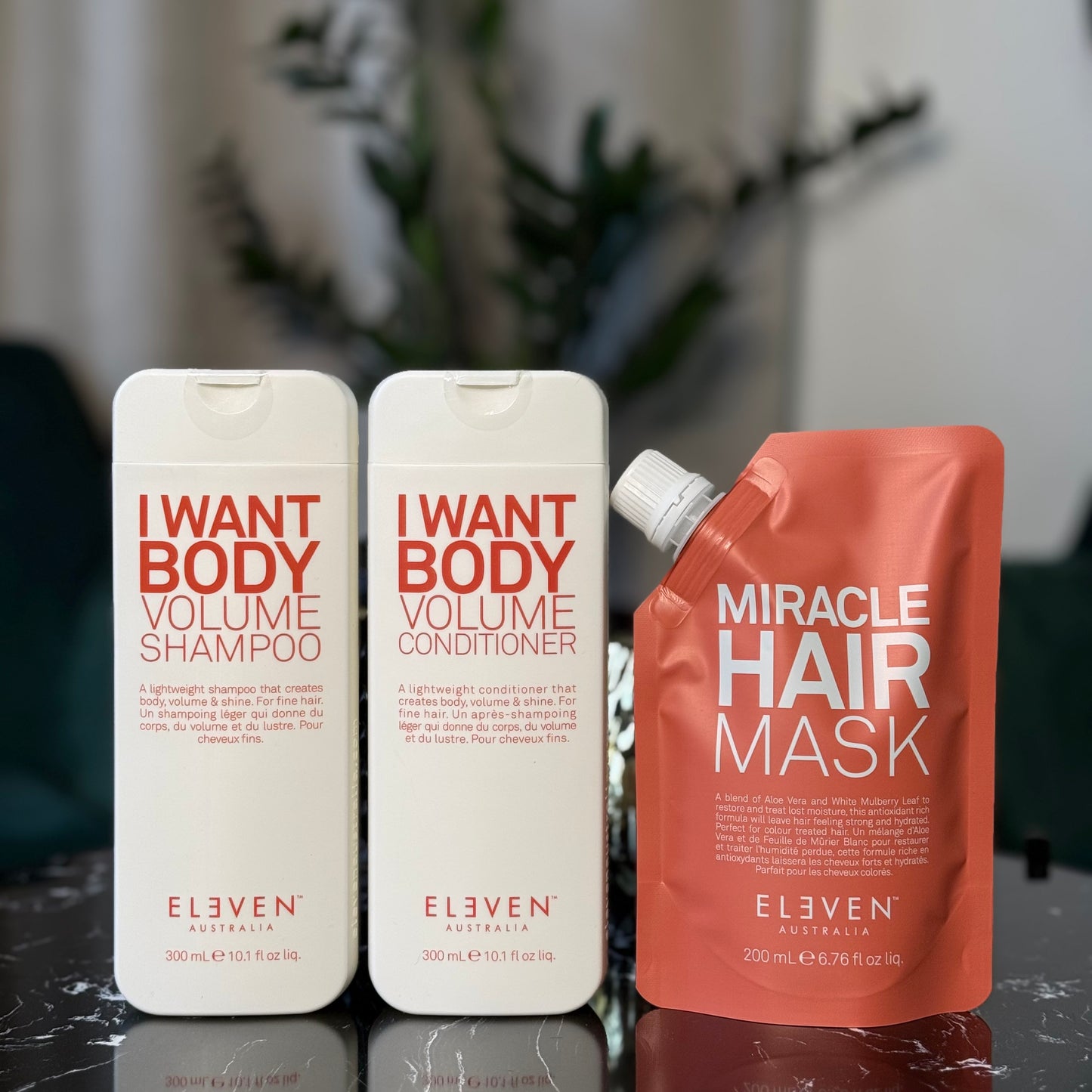 ELEVEN Australia I Want Body – Volume Shampoo & Conditioner + GRATIS Miracle Hair Treatment Mask