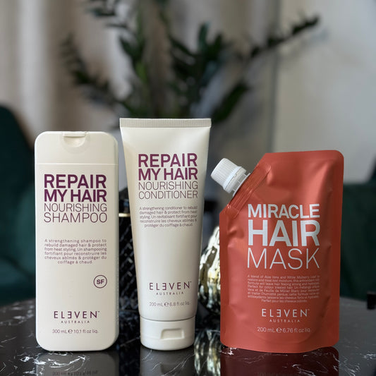 ELEVEN Australia Repair My Hair – Nourishing Shampoo & Conditioner + GRATIS Miracle Hair Treatment Mask